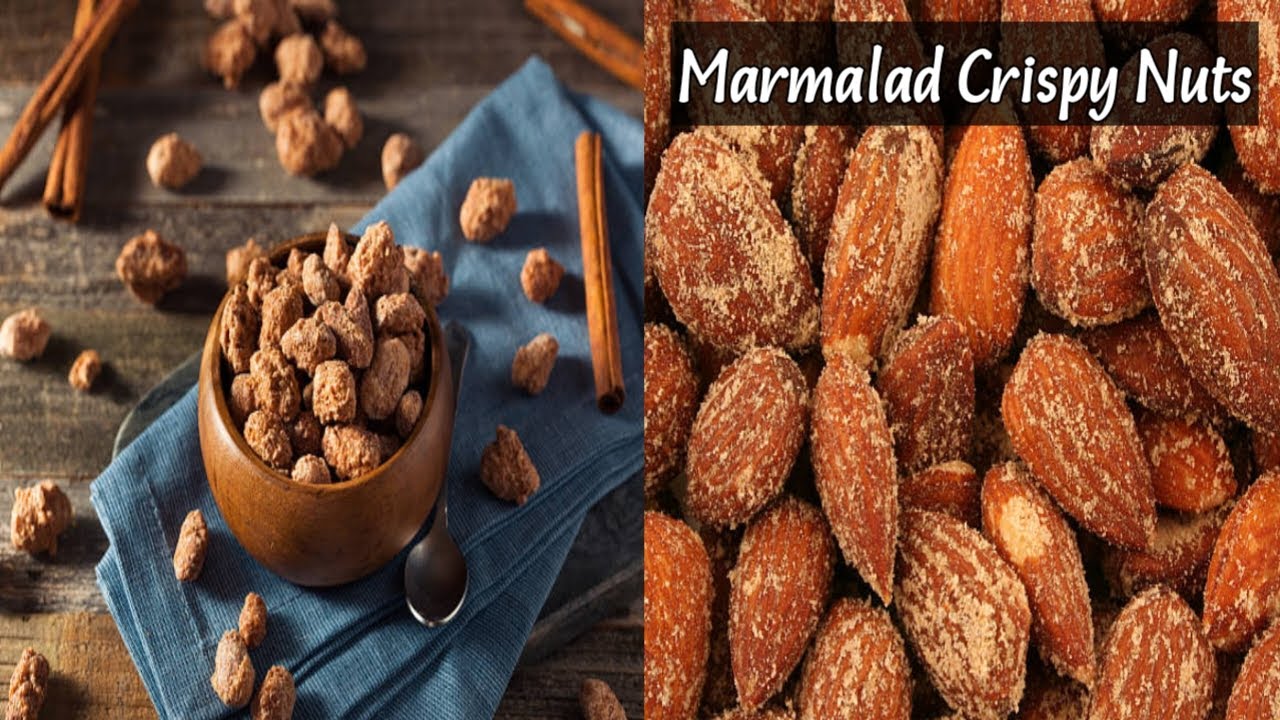 Marmalad Jam Crispy Nutty Bites... बादाम से बनाए हेल्थी Crunchy, crispy and delicious