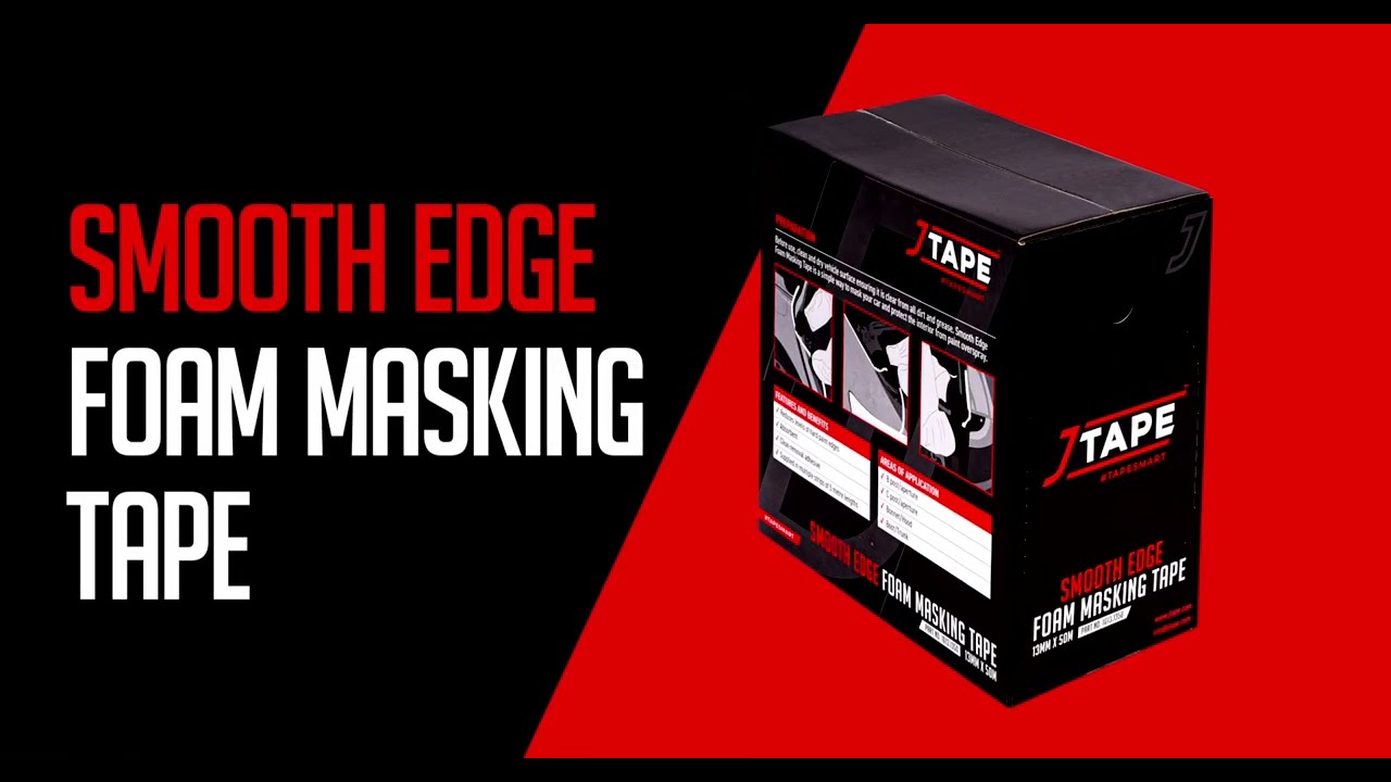 JTAPE Smooth Edge Foam Masking Tape - #TAPESMART