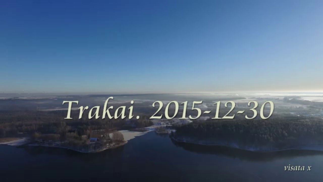 Trakai iš paukščio skrydžio. (Lithuania. Trakai)
