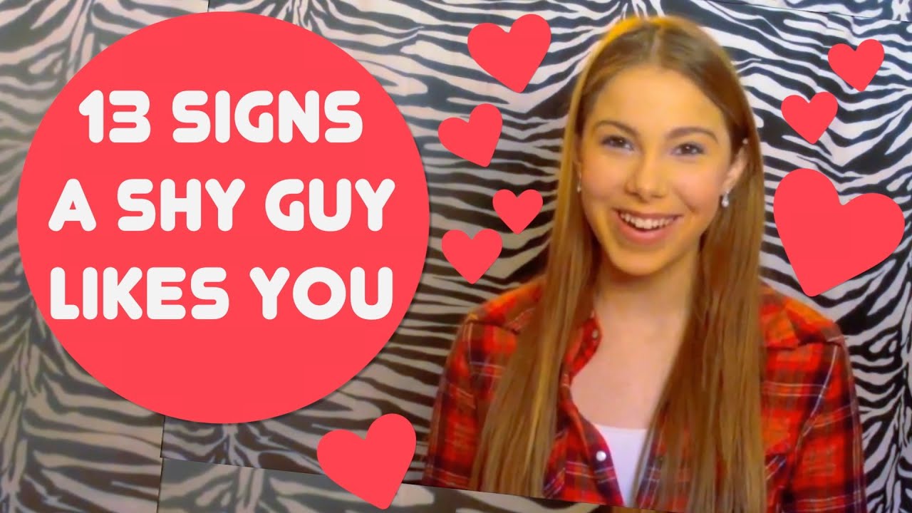 SIGNS A SHY GUY LIKES YOU!!!