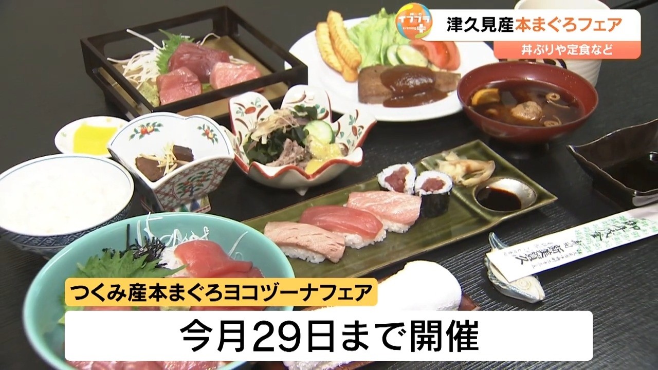 「つくみ産本まぐろ・ヨコヅーナフェア」開催　津久見市内の5店舗で極上メニューを堪能　大分
