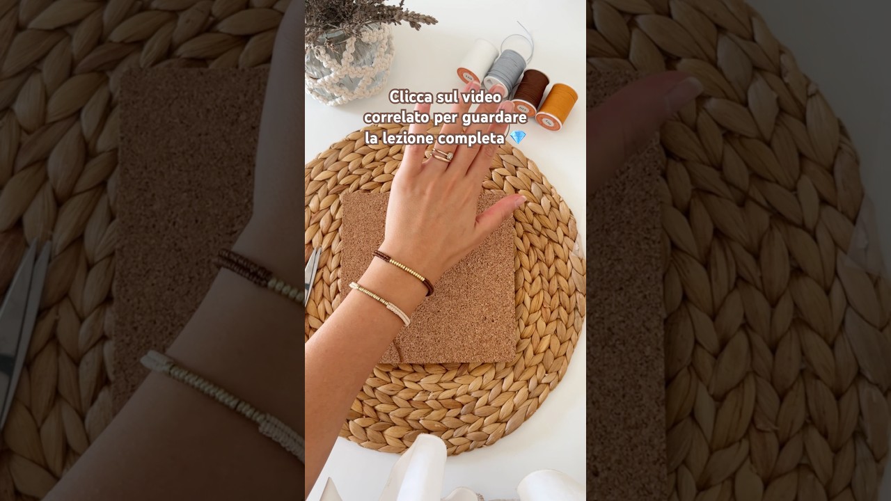 ✨&nbsp;TUTORIAL Bracciale Nausicaa in Macram&egrave; ✨😍&nbsp;clicca sul video correlato!