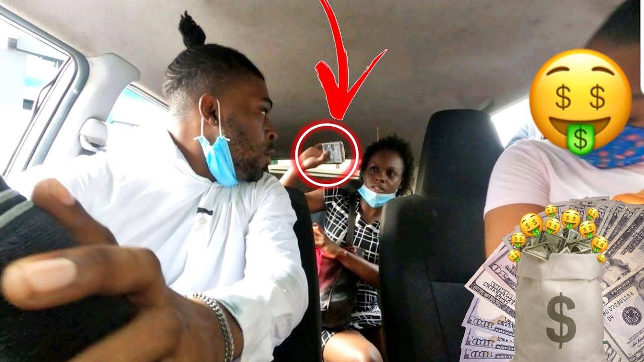 Dropping Money In A Public Taxi | New Kingston *Social Experiment*