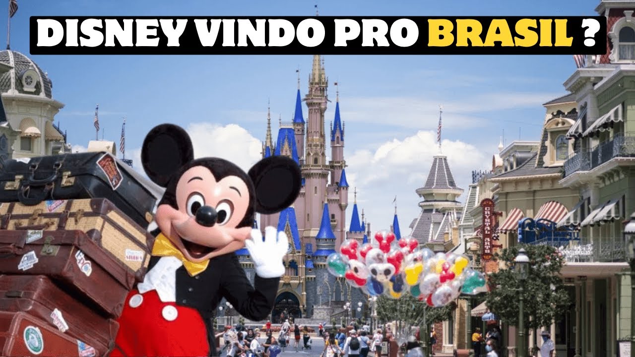 PARQUE DA DISNEY NO BRASIL - Brasileiros vão a Loucura com Possível Construção de Parque da Disney