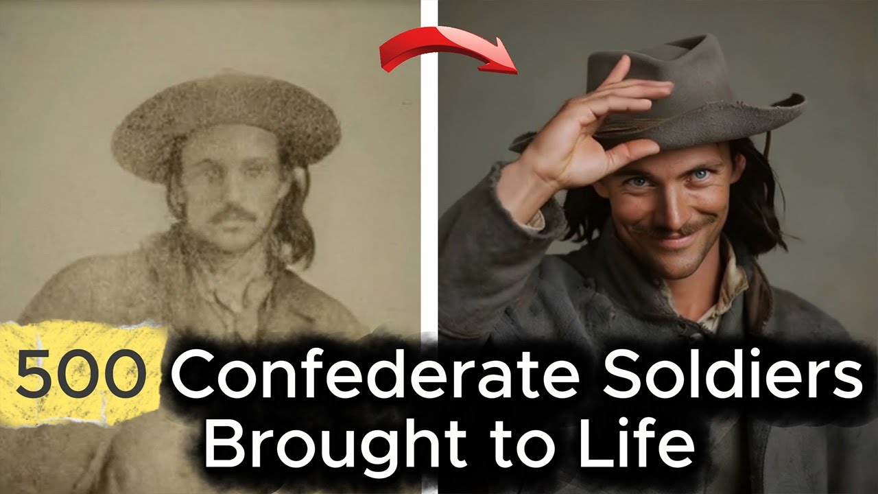 500 Confederate Soldiers Brought to Life | Stunning Civil War Photos in Color