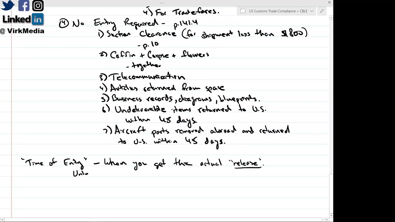 CBLE Course -5- Entry