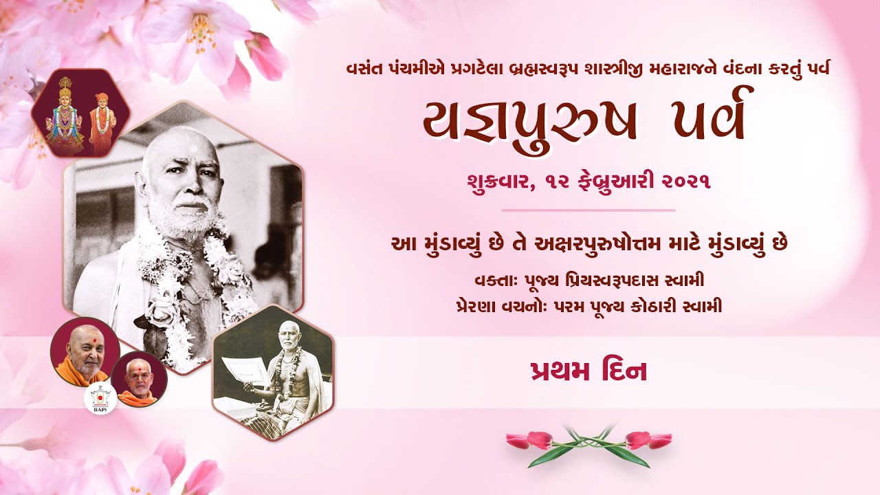 Yagnapurush Parva, Day 1: 'We have dedicated our life for Akshar-Purushottam'