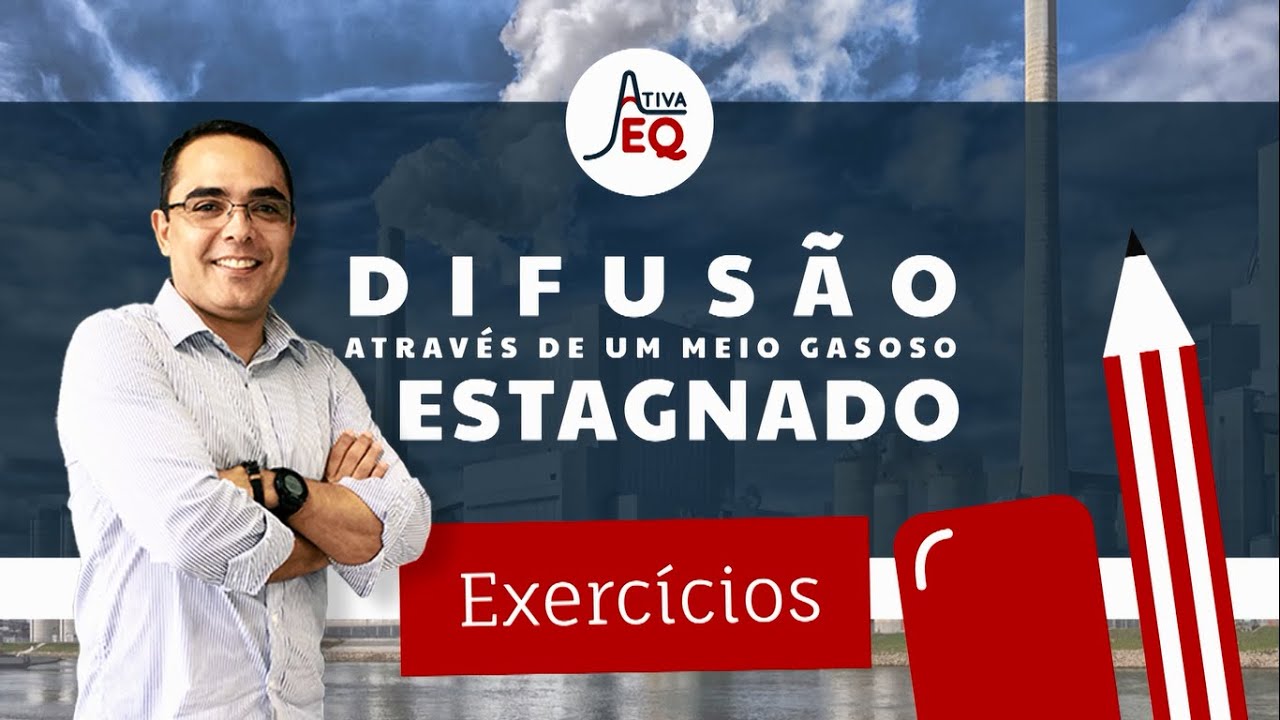 Difusão através de um meio gasoso estagnado (#exercício)