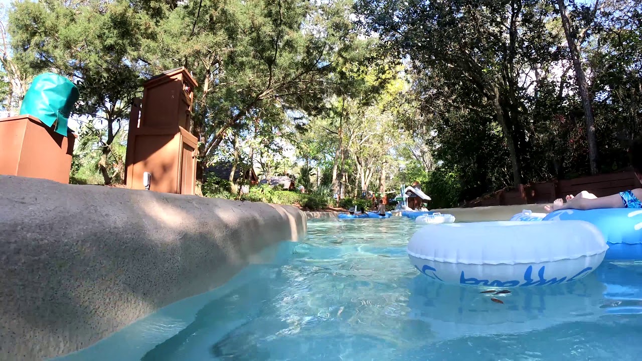 4K Coss Country Creek Lazy River Blizzard Beach Walt Disney World