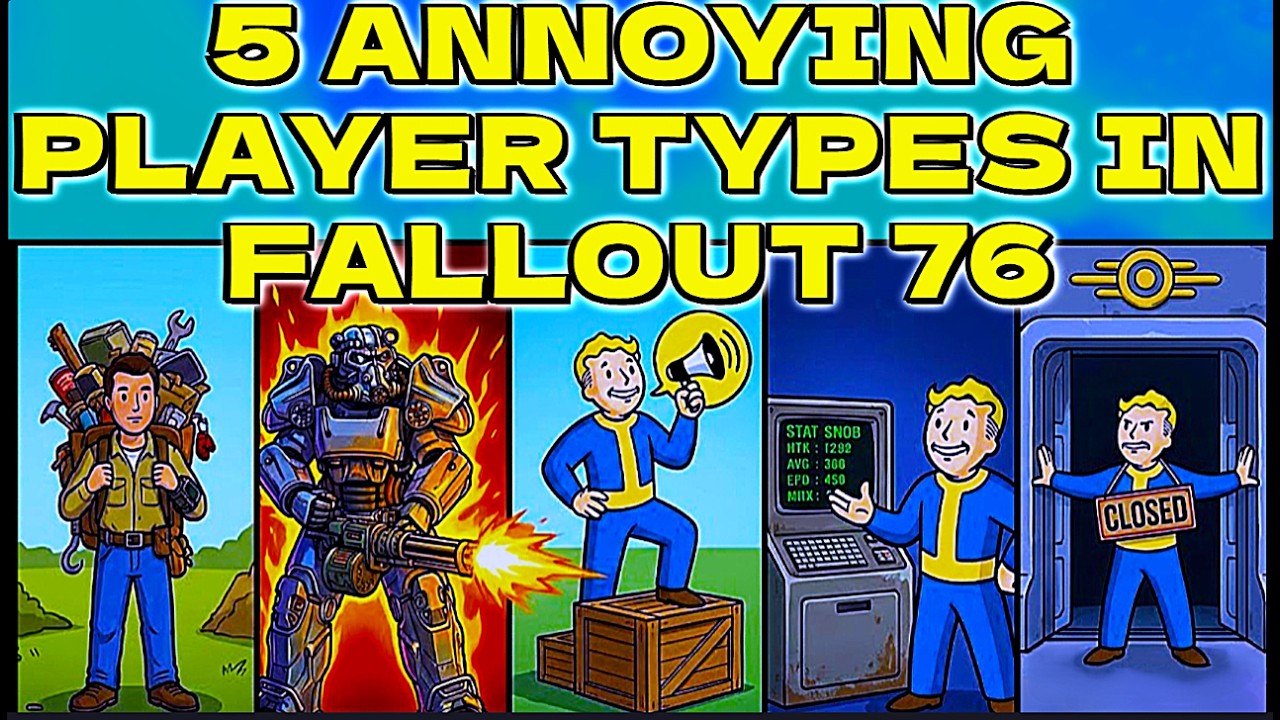 5 РАЗДРАЖАЮЩИХ типов игроков в Fallout 76