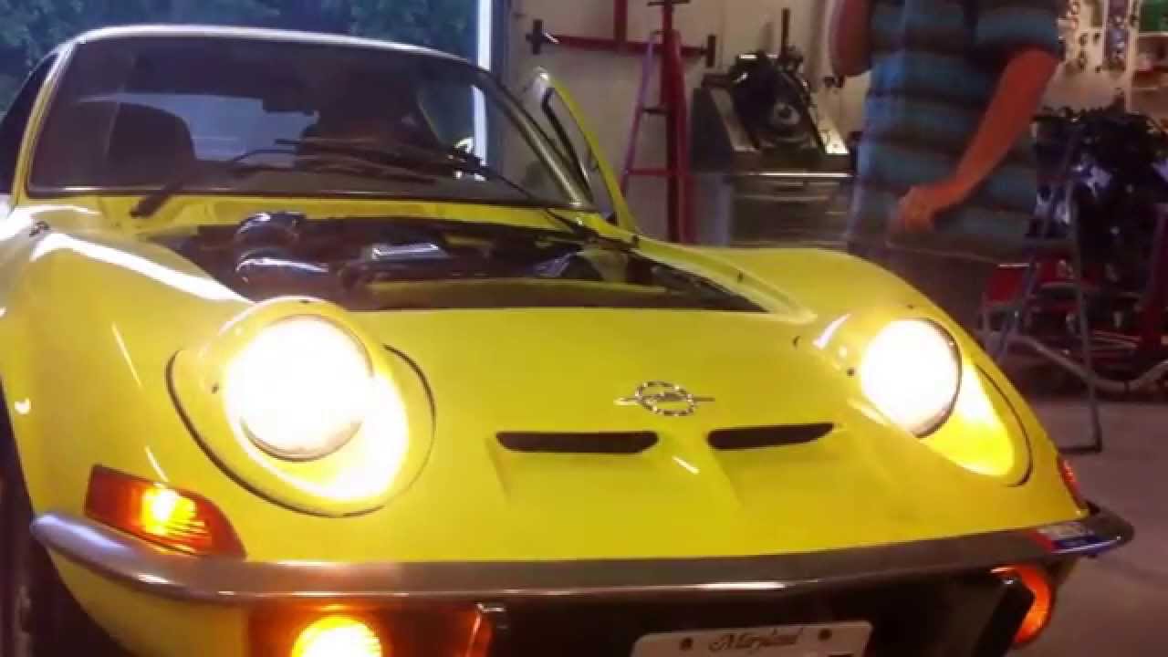 Opel GT awesome headlights