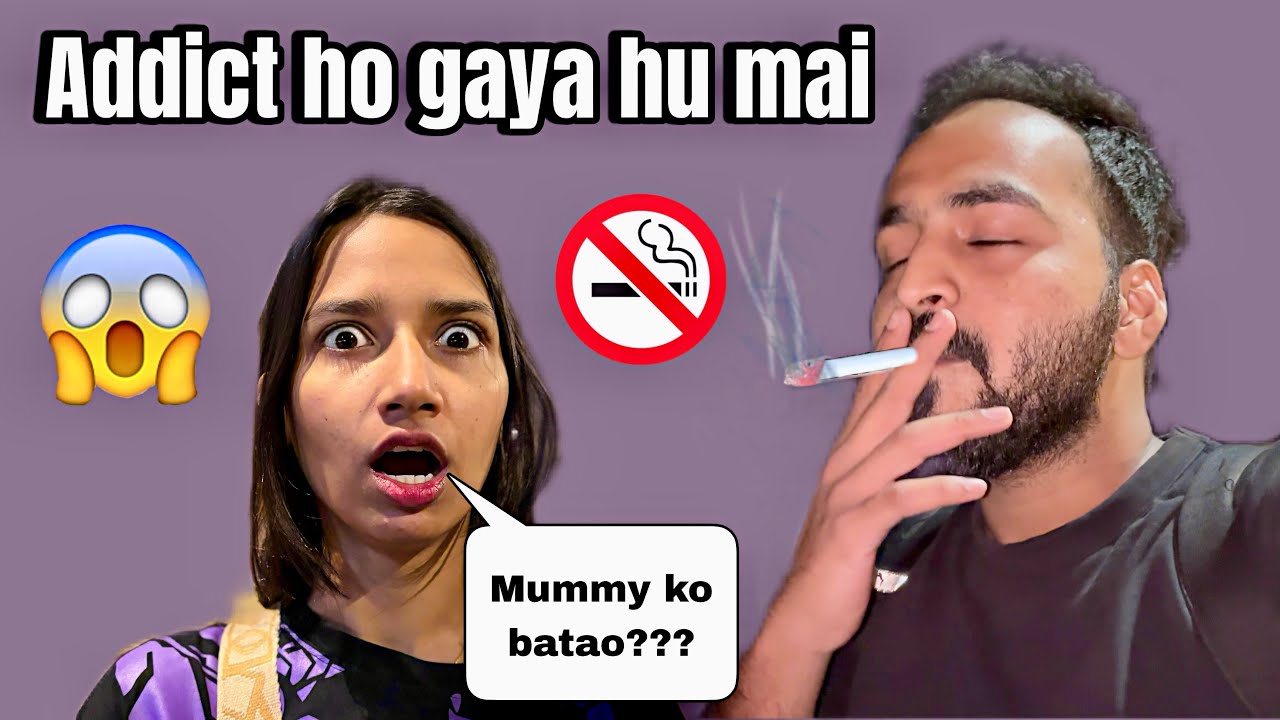 Depression me aake maine smoking start kardiya hu 🚬 || prank on aarti 😂 || AtrangiArsalaan ❤️