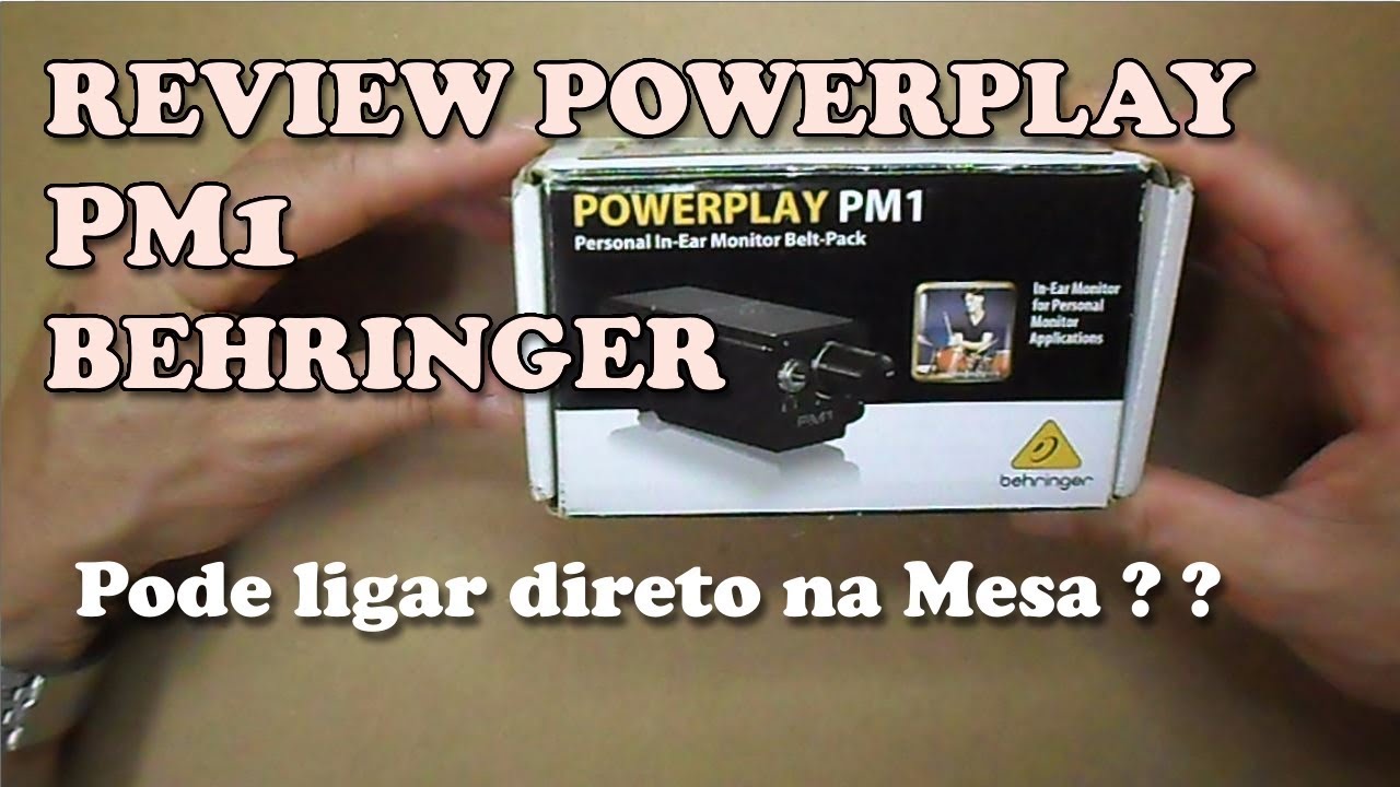 REVIEW PM1 BEHRINGER - PODE LIGAR DIRETO NA MESA ? ?