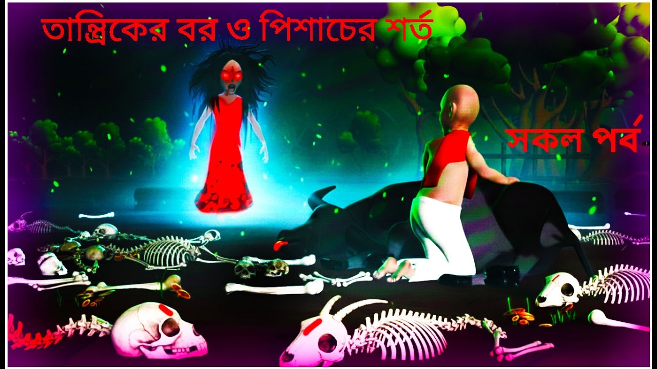 তান্ত্রিকের বর ও পিশাচের শর্ত | সকল পর্ব । Tantric and groom ।3d Bangla cartoon video