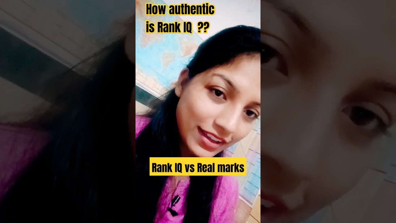 Rank IQ vs Real Marks ✅ should we trust? #ssc #ssccgl #sscmts #viral #exam