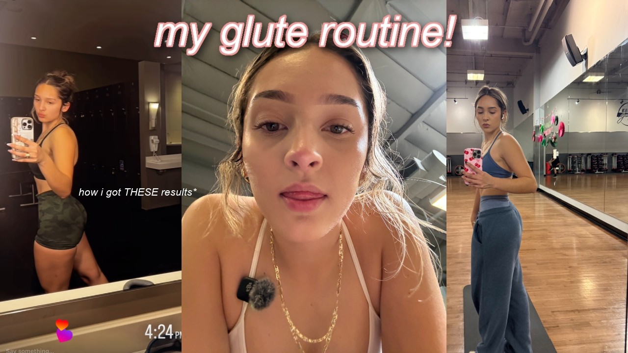 my glute day routine | explaining form + tips