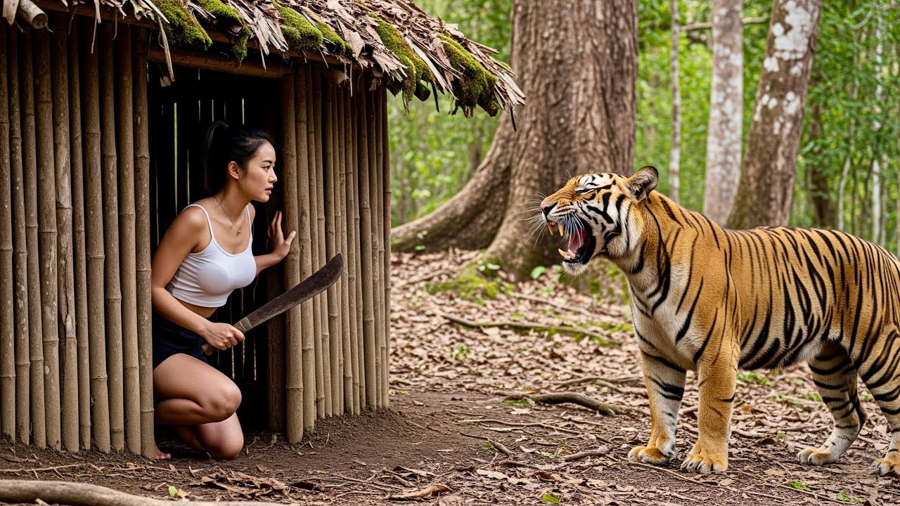 Young Girl Survives 30 Days in The Jungle, Builds Shelter And Discovers Rare Animals