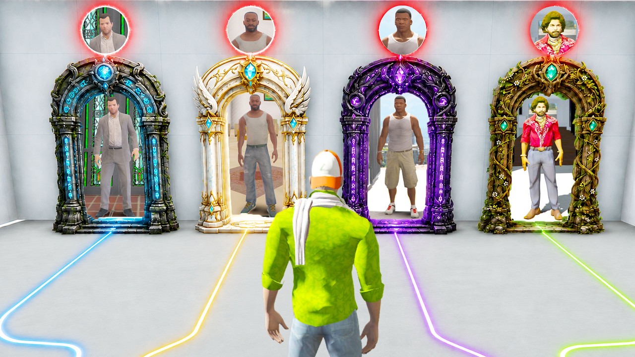 🤩Franklin Found Secret Door 🏃🚪 Indian Theft Auto💥🤡Indian Bike Driving 3D