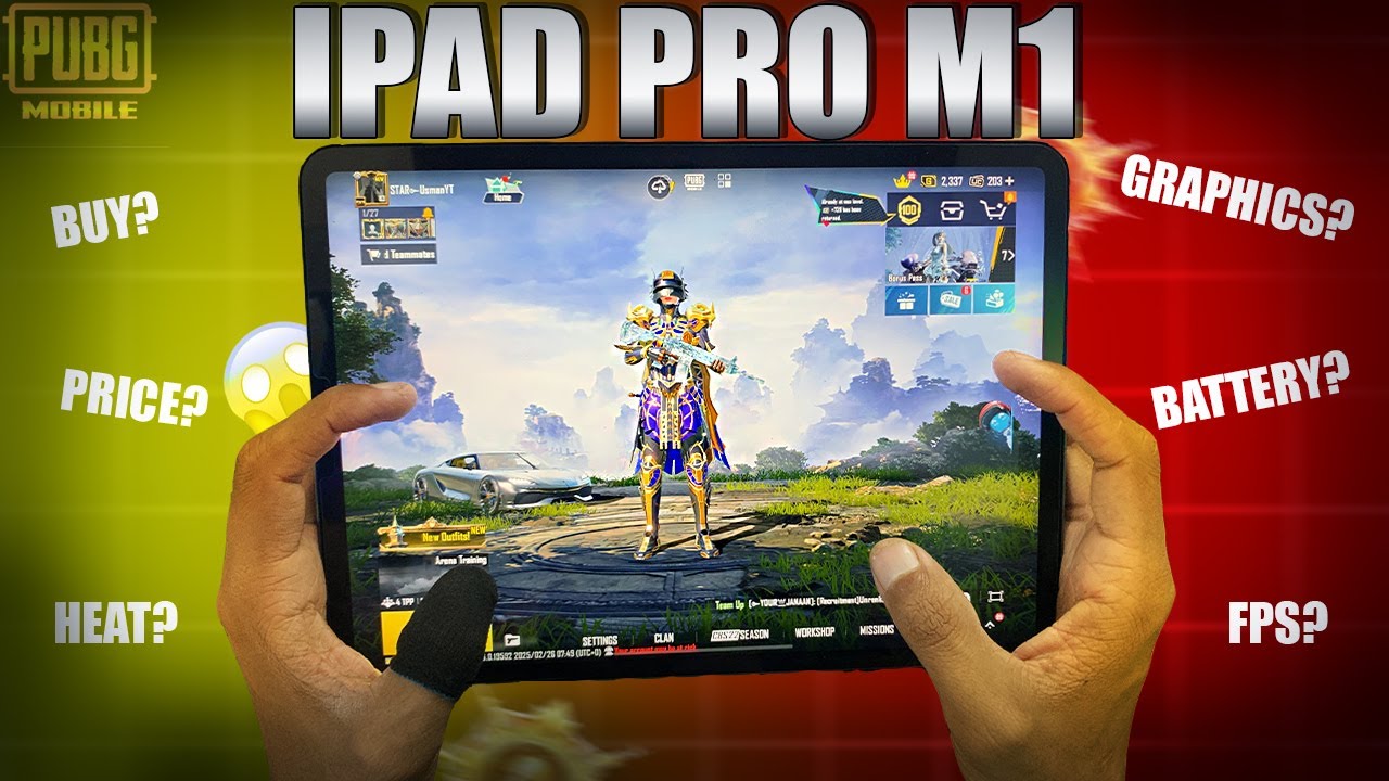 iPad Pro M1 PUBG TEST 2025🥶 | IPAD PRO M1 REVIEW🔥 | IPAD PRO PUBG | PUBG MOBILE