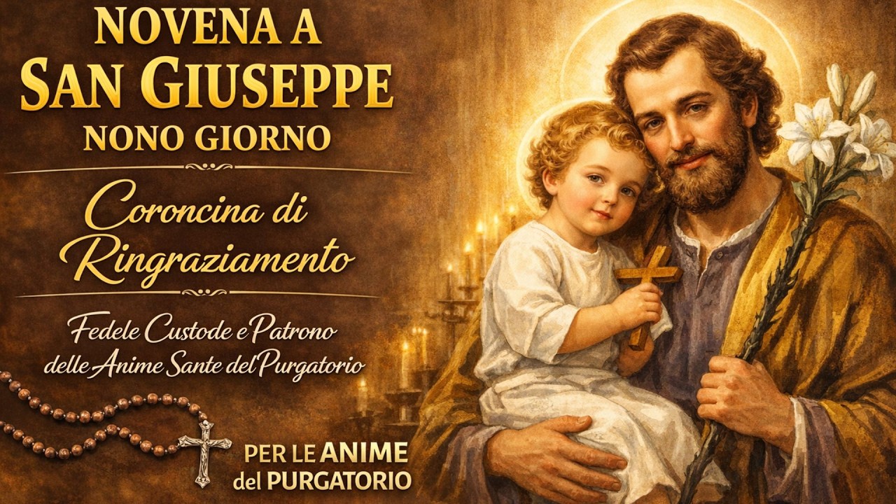 San Giuseppe, potente avvocato delle Anime del Purgatorio: Ringraziamento e Intercessione