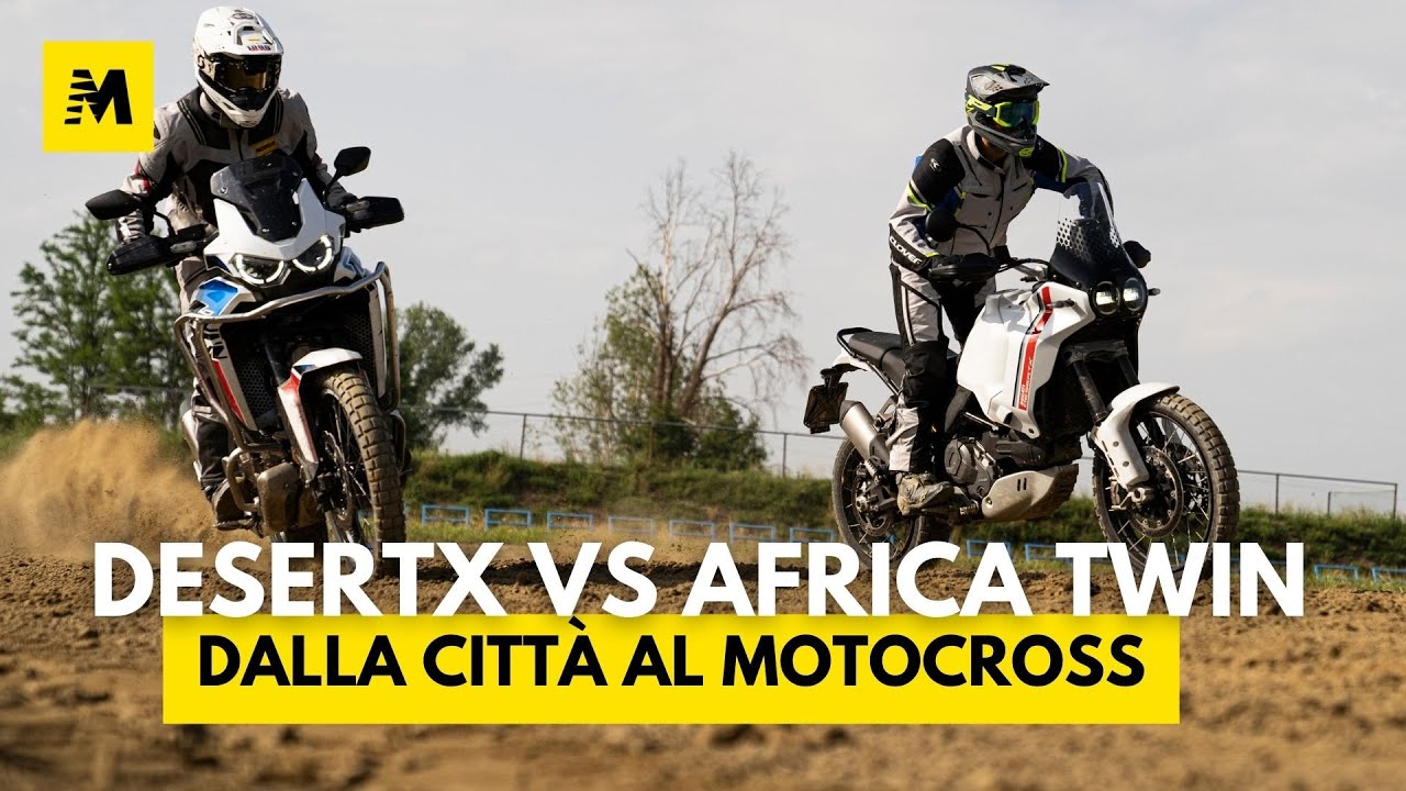Ducati DesertX VS Honda Africa Twin: Pro & Contro, velocità massima, 0-100, consumi!