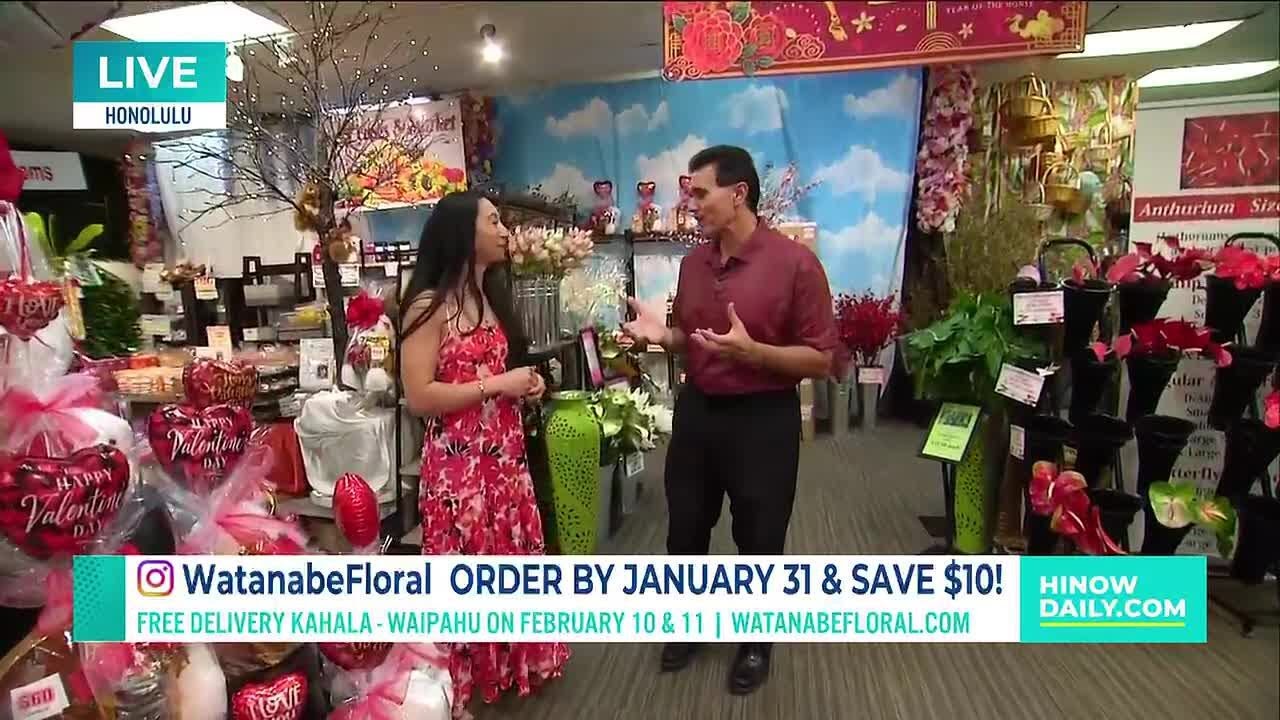 Valentine’s Day starts here: Save $10 and enjoy free island-wide delivery with Watanabe Floral (P...