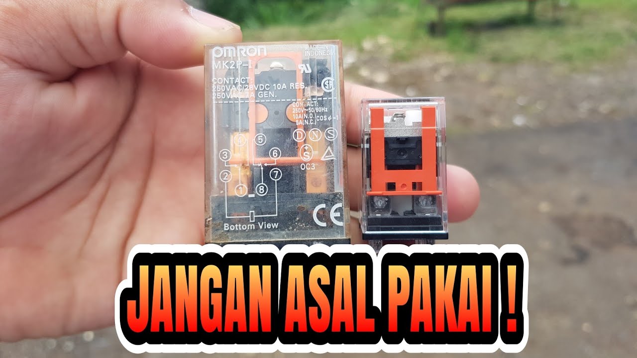Perbedaan Relay Omron MY2N dan MK2P