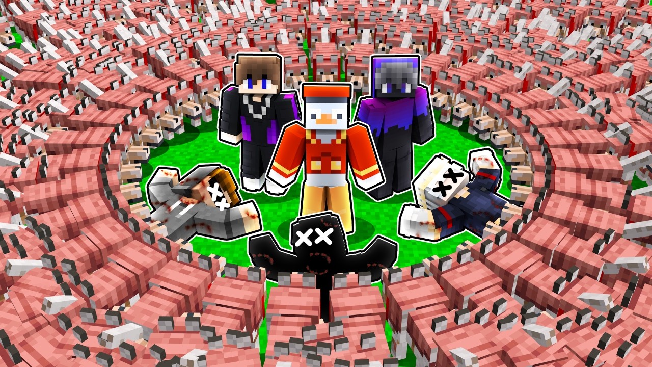 Mein BESTER FREUND STIRBT wegen 1000 GEPANZERTE WÖLFE FALLE! (Minecraft RISIKO)