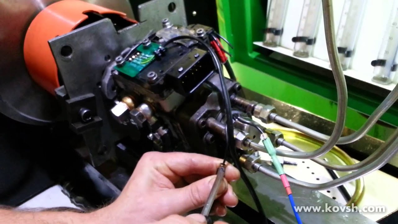 Подключение тестера для проверки ТНВД BOSCH VP30 и VR44