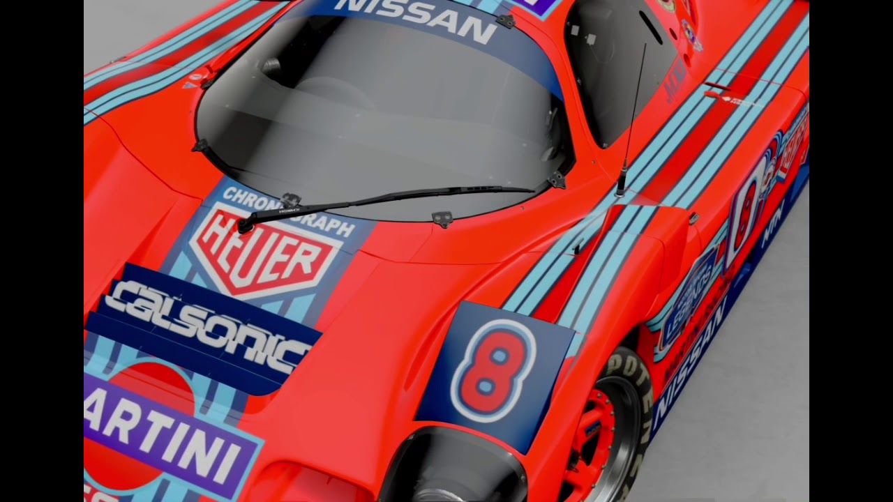 Martini Nissan Racing R92CP - Fast Laps at Tsukuba Circuit in Japan