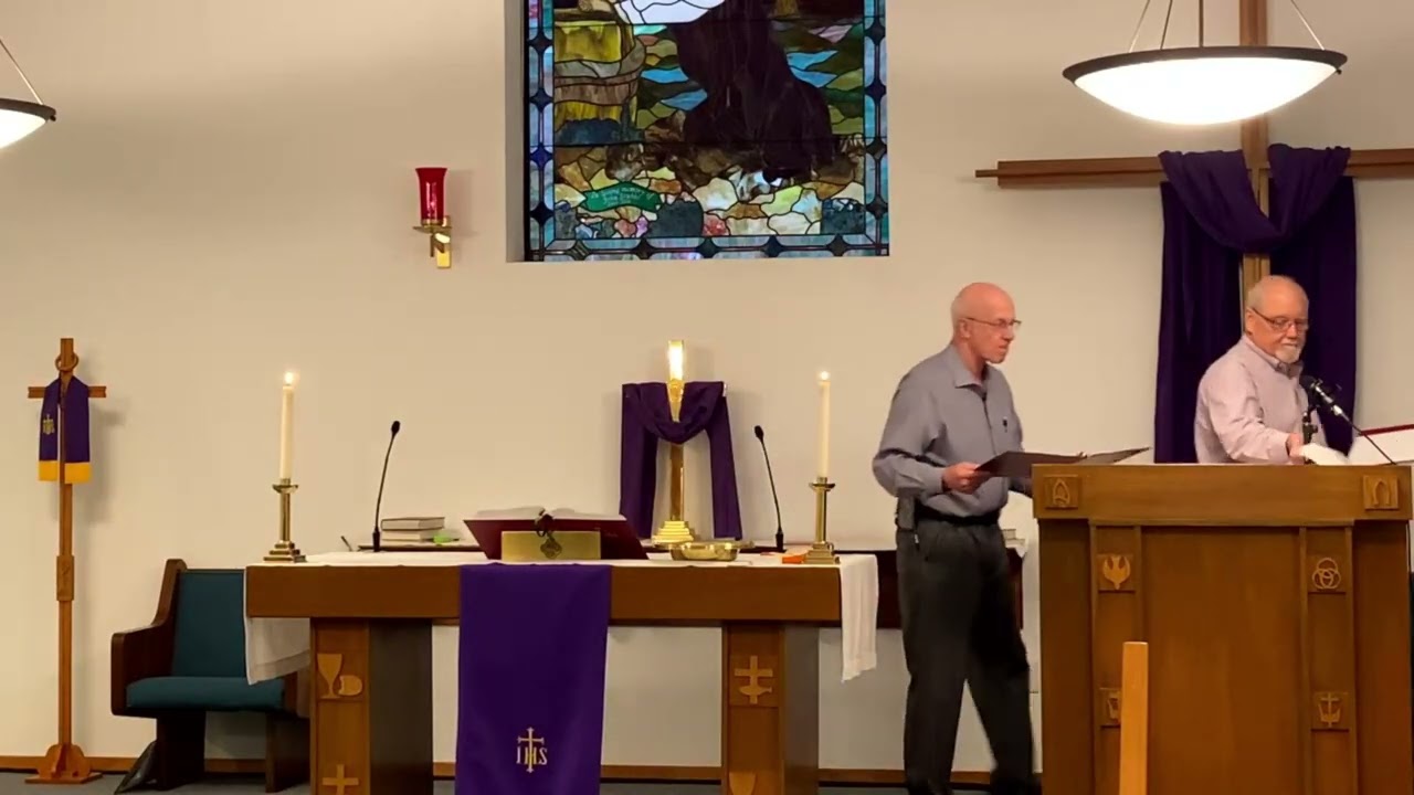 Ash Wednesday service for February 18, 2026