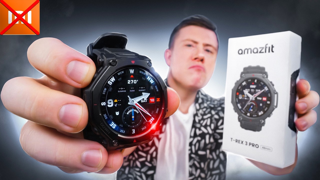 Круче Xiaomi и Huawei? AMAZFIT T-REX 3 PRO 44мм и 48мм – Лучше Смарт Часы в 2026 Году! Честный отзыв