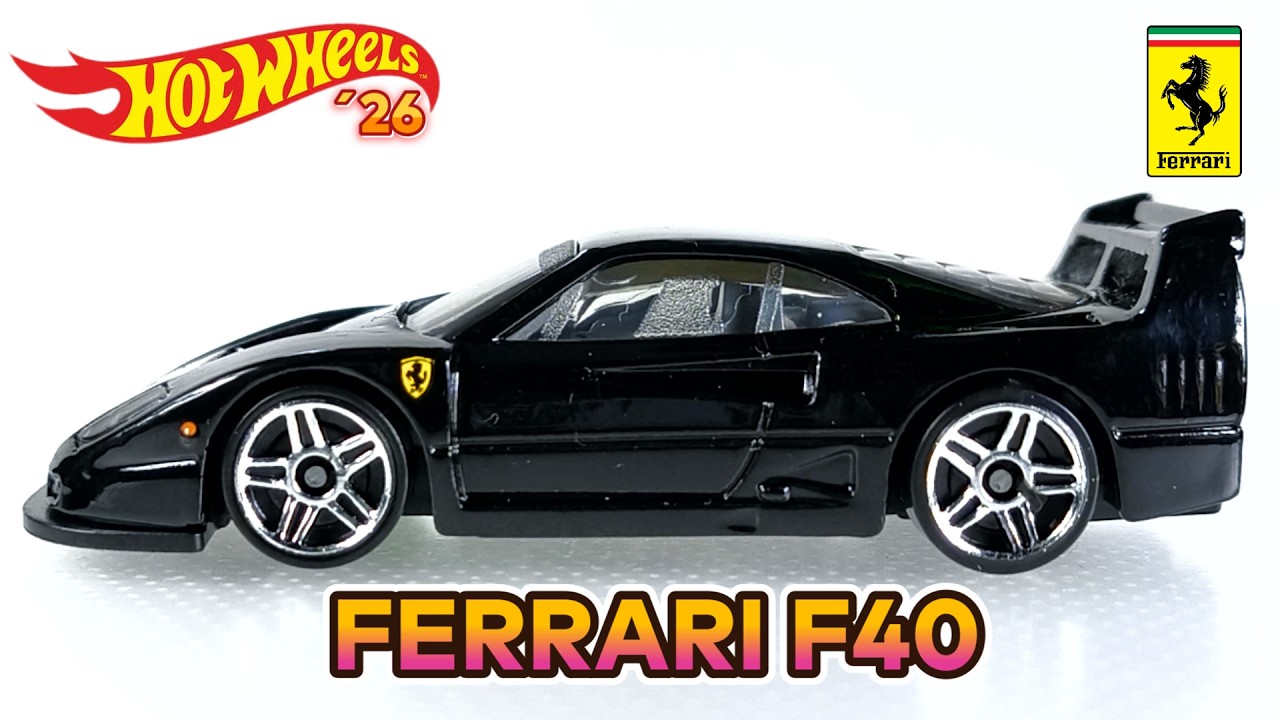 HOTWHEELS FERRARI F40 COMPETIZIONE 2026 SERIES HW FERRARI N:63/250 UNBOXING