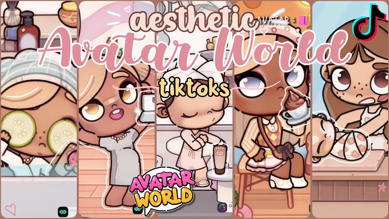 🕯️50 minutes of Aesthetic Avatar World (routines, roleplay, cooking etc.)| Avatar World TikToks