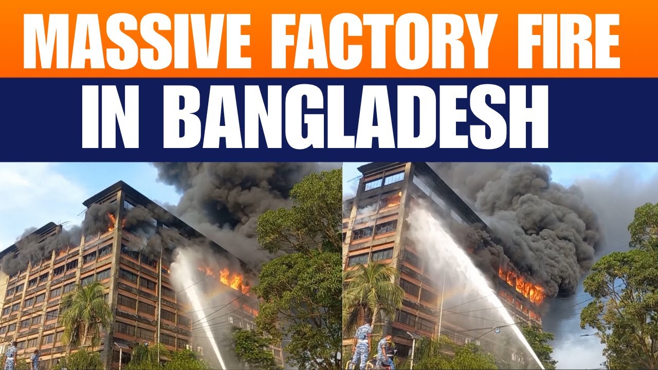 Massive Fire Engulfs Bangladesh Garment Factory | Chittagong Blaze | Casualties Unknown | News9