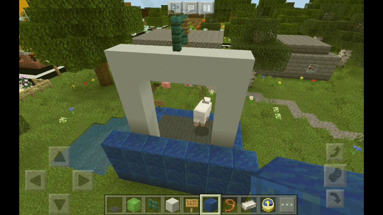 Ein einfaches Trampolin bauen (Minecraft)