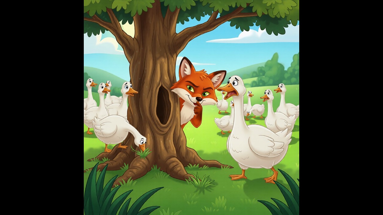 The Fox and the Geese Sing Along Song for Kids