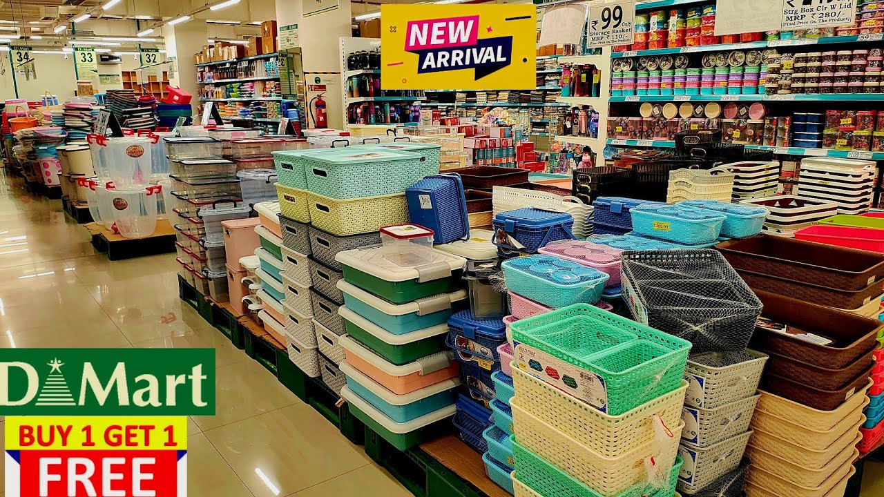 Dmart clearance sale 80%off, buy1get1 offers, new variety, useful kitchenware, household organisers