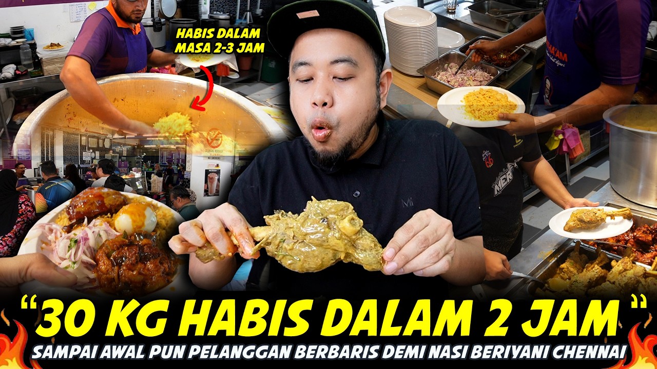 PELANGGAN RASA TERTIPU..NASI BRIYANI JENIS APA MACAM NI ?? 30kg Beriani Chennai Habis Dalam  2 Jam