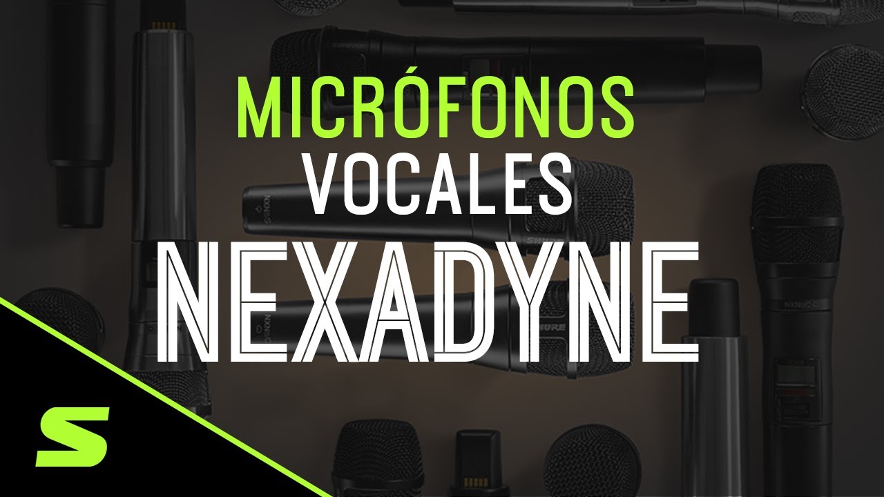 Micrófono Vocal Dinámico Nexadyne™ con Tecnología de Transductor Revonic