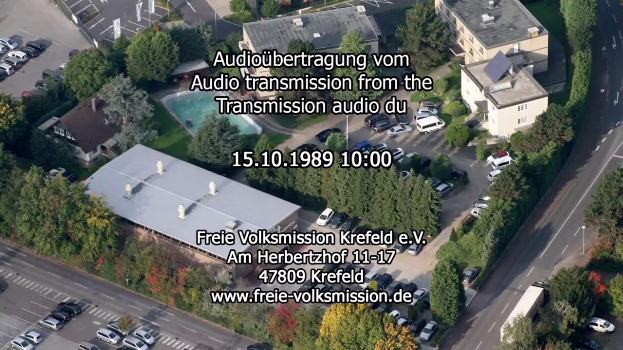 Direkte sending fra Krefeld misjonssenter (GUDS ORD)