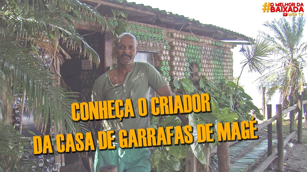 Comerciante cria Casa de Garrafas em Magé