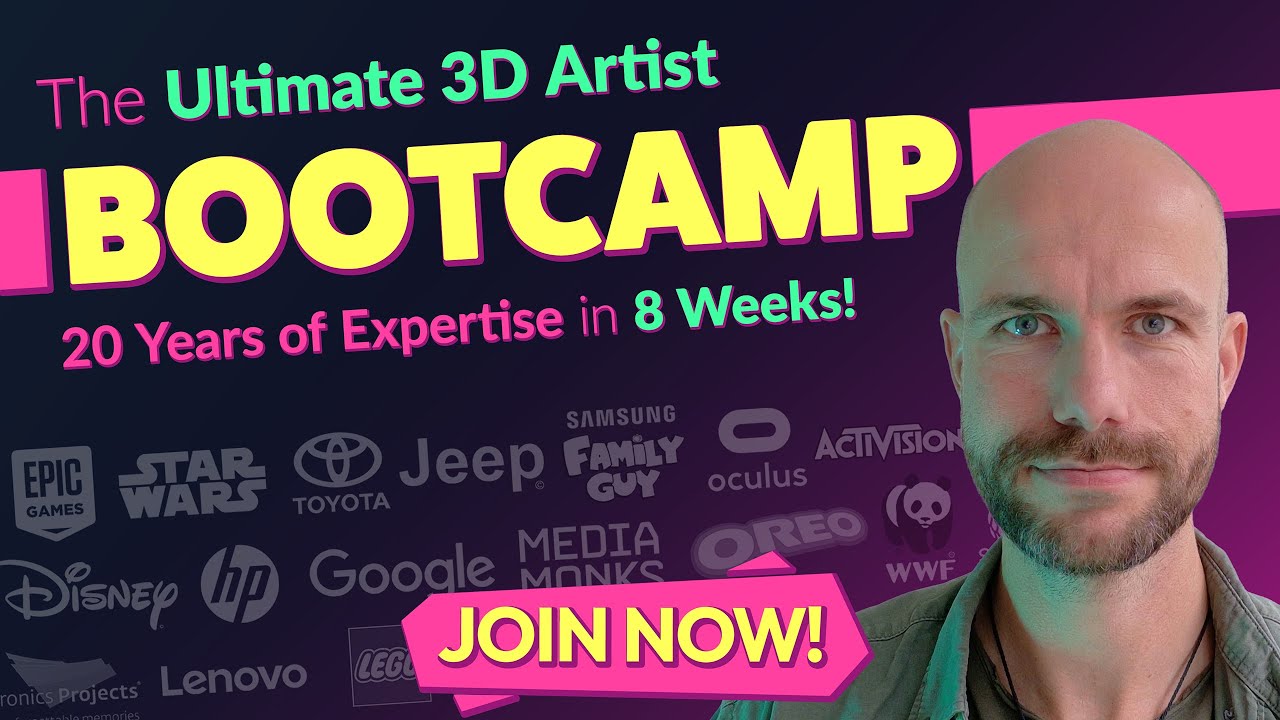 The Ultimate 3D Artist 8-Week Training BOOTCAMP!