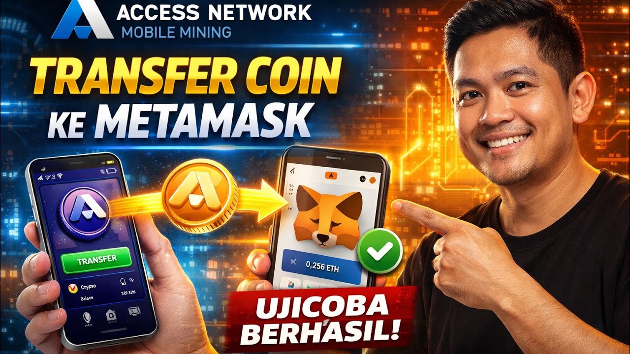 Test Transfer Coin Access Network &rarr; MetaMask | Mobile Mining