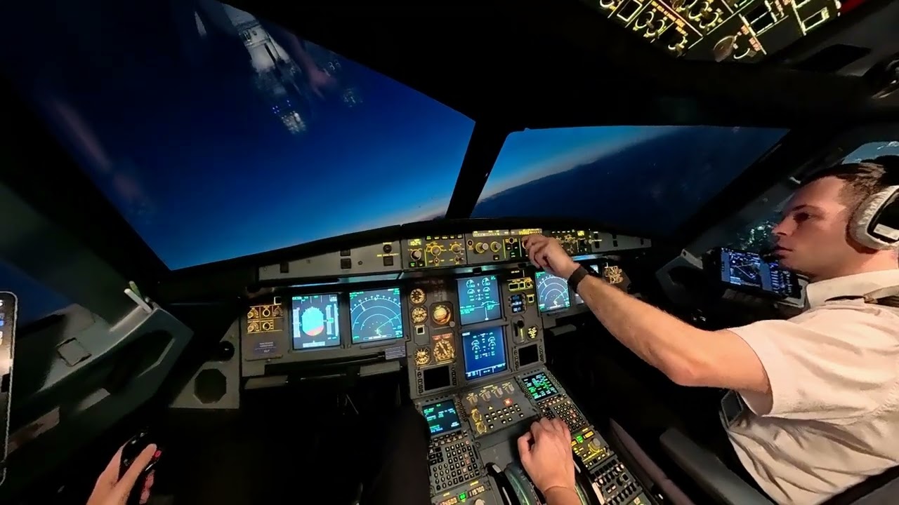 A320 Cockpit Takeoff | Real Airline Pilot Departing Sochi to Moscow