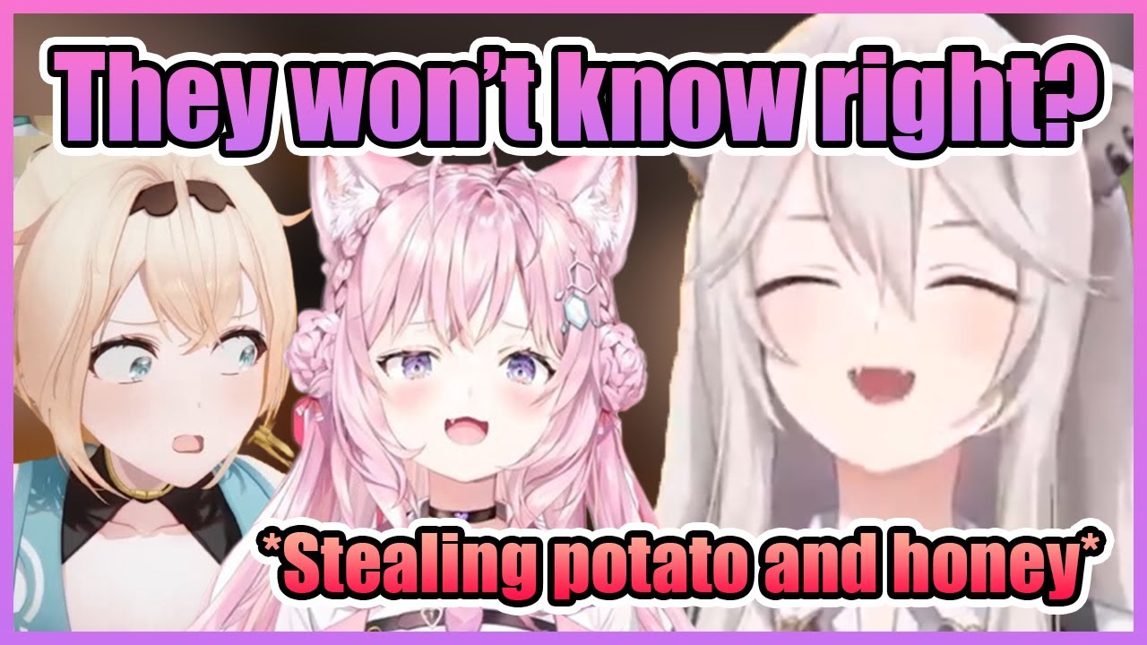 Botan Made a Undergroud Thieft Railway System to Steal Potato and Honey...【Hololive】【Shishiro Botan】