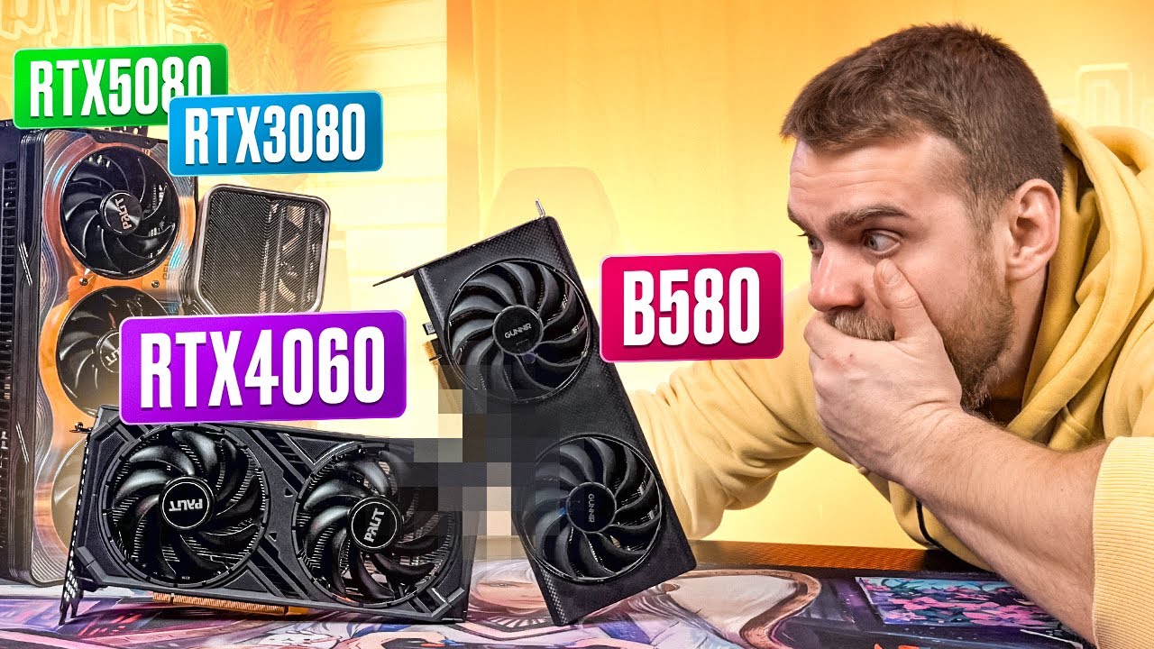 Какая видеокарта лучше? RTX4060 vs Intel ARC B580!