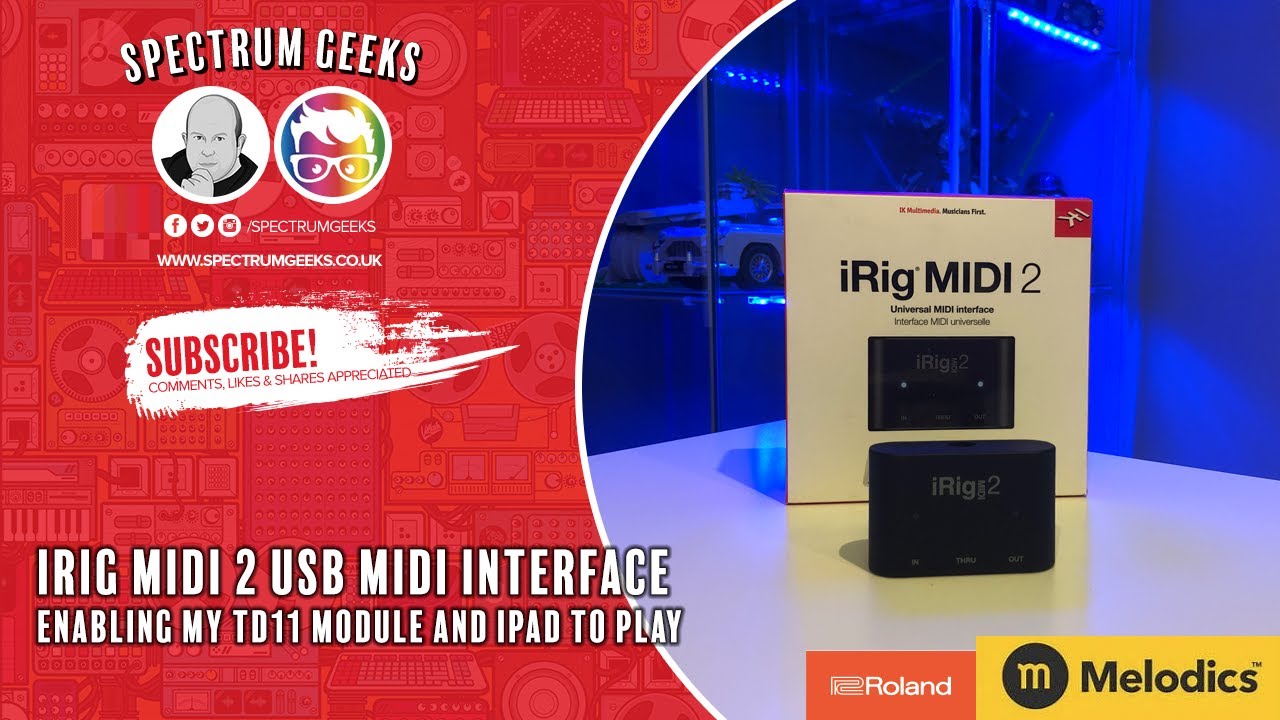 iRig Midi 2 - Connecting my Roland V-Drums to my iPad for Melodics Lessons