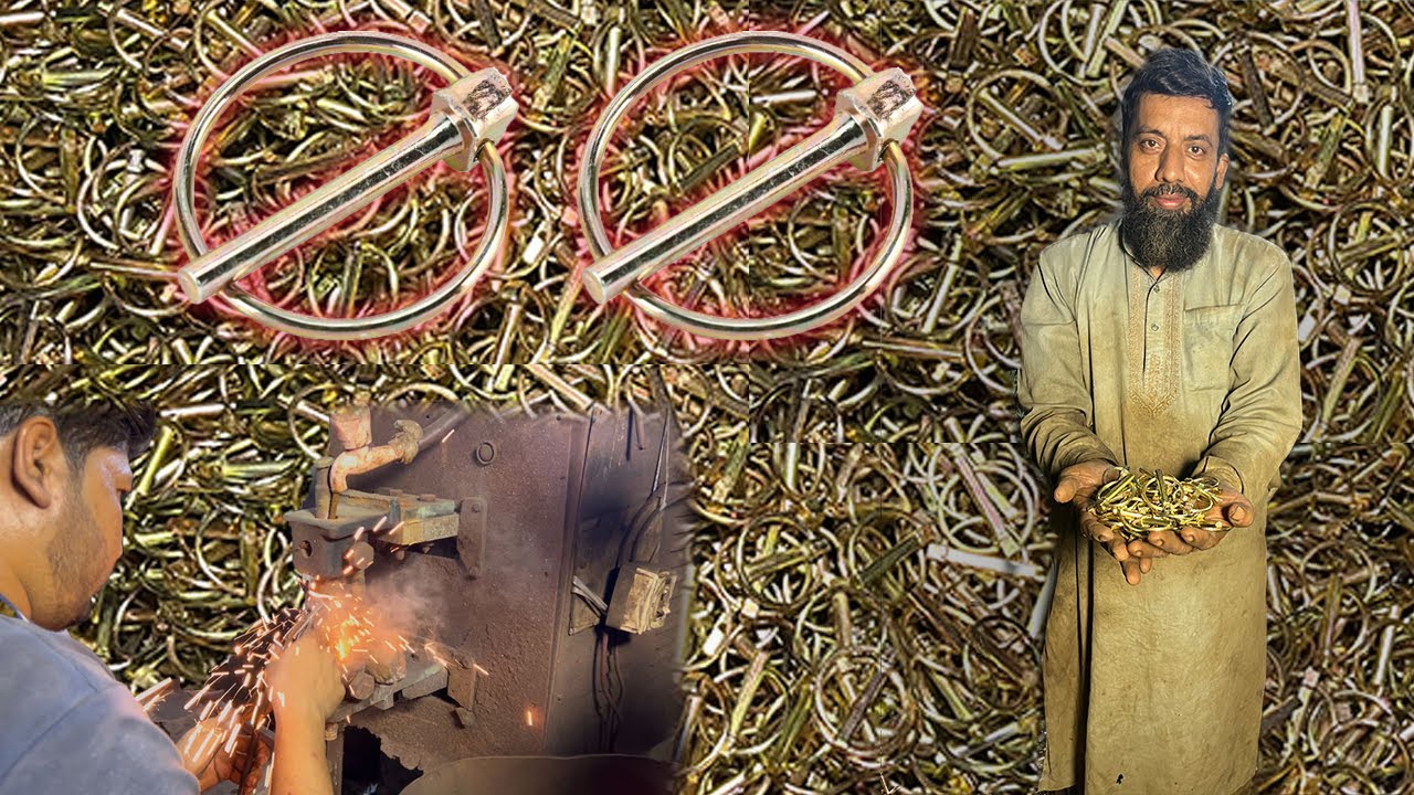 High-Volume Manufacturing of Gold-Plated Iron Tractor Lock Pins in an Asian Factory