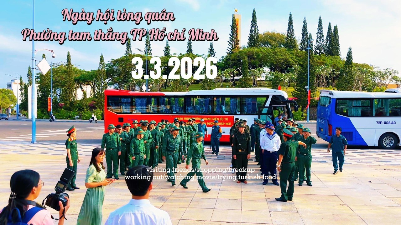 Ngay hội tòng quân phường tam thắng TP Hồ chí Minh .(3.3.2026)